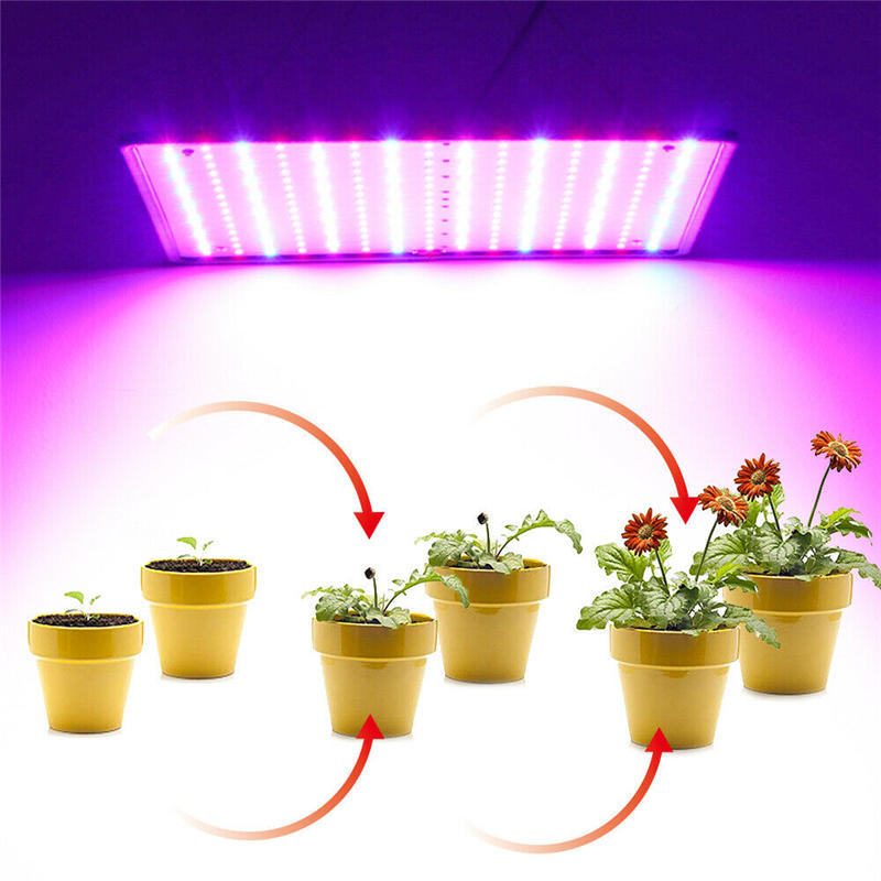 225W Full Spectrum LED Grow Light Lamp - Ultrathin Panel for Indoor Plants, Veg, and Flowers