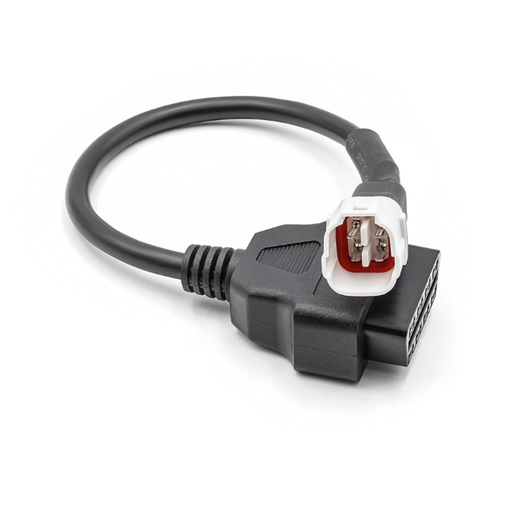 4 Pin OBD Connector Diagnostic Cable Adapter for Motorcycle Accessory