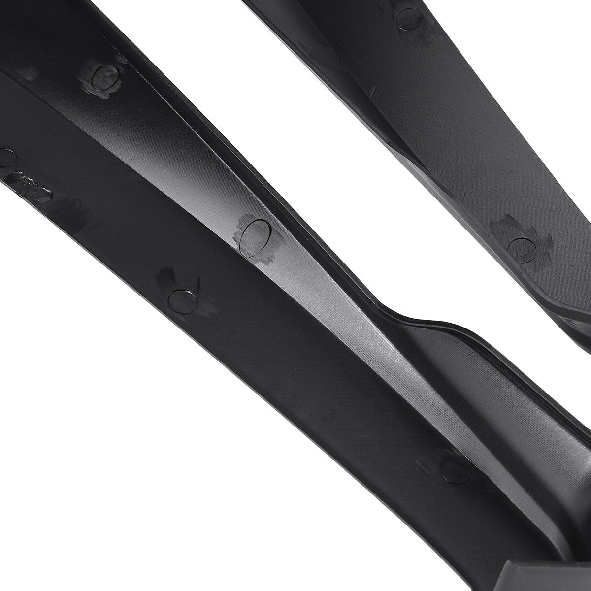 2Pcs Universal Black Rear Bumper Lip Wrap Angle Splitters for Cars