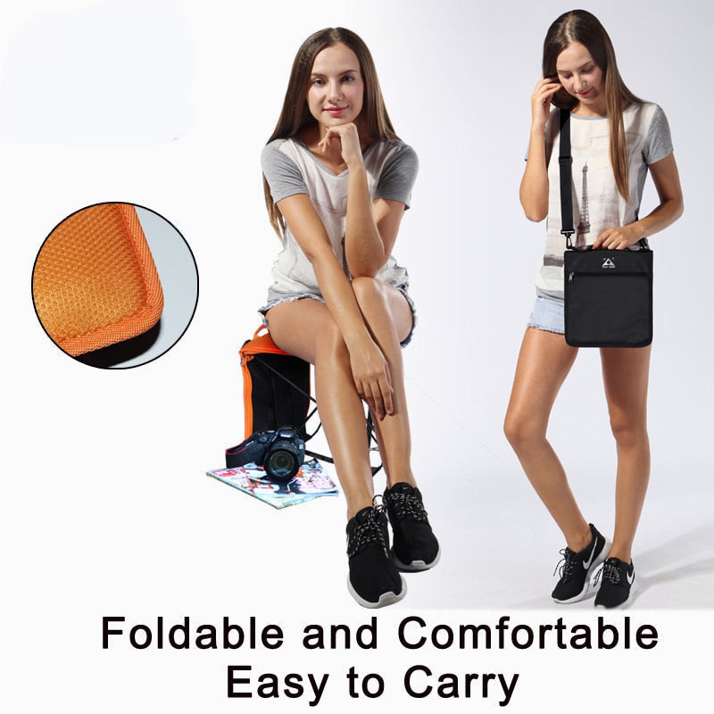 Portable Foldable Camping Chair with Bag - Ideal for Trekking, Picnics, Beach, and Fishing