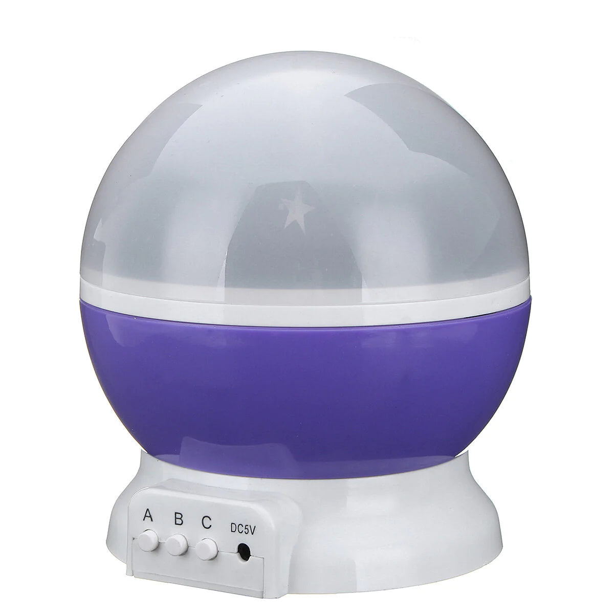 LED Starry Projector Lamp - USB Rotating Moon & Cosmos Night Light for Kids' Bedroom & Living Room