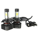 V8 40W 4800LM 6000K White COB LED Car Headlights - Pair