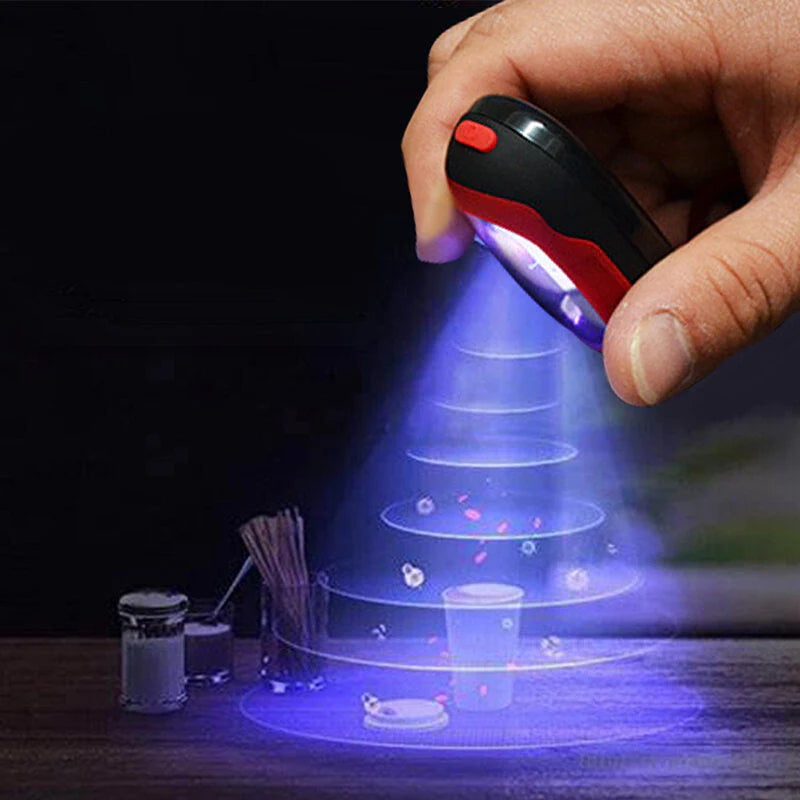 Portable Mini LED UV Sterilization Light - Handheld Eliminator Lamp for Travel, Home, Office, School, Outdoor Activities