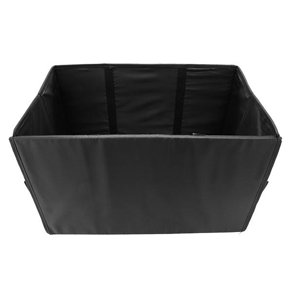 Collapsible Oxford Cloth Car Trunk Storage Box, 49x29x30cm - Durable and Spacious Compartment Organizer