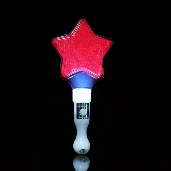 5pcs Star Glowing LED Stick Lights for Christmas Party, Concert, Performance Props