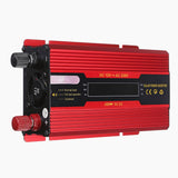 1500W/2500W/3500W Peak Red Solar Power Inverter DC12V to AC220V Modified Sine Wave Converter with LCD for Car/Home