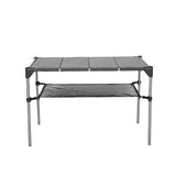 Outdoor Camping Desk: Lightweight Aluminum Alloy Folding Table, Portable, Rain-Proof, Detachable for Picnic & Fishing