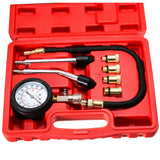 Automotive Petrol Engine Compression Tester Kit - Gauge Tool for Car & Motorcycle