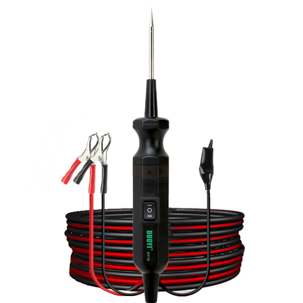 Car Circuit Tester Power Probe: 6-24V Automotive Diagnostic Tool for Electrical Current and Voltage Scanning