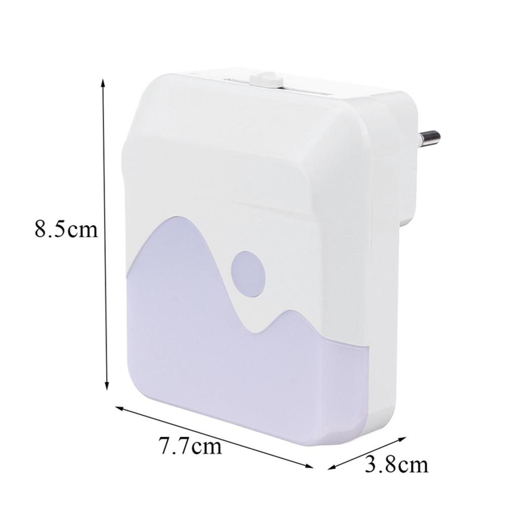 Dimmable LED Night Light with Dusk to Dawn Sensor, Plug-In for Children Nursery, Safety AC110-240V