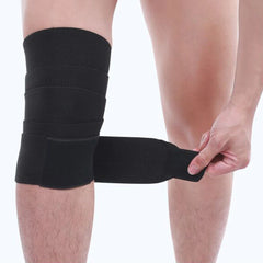 Unisex 1-Piece Sports Fitness Elastic Knee & Elbow Pad with Wide Brim Stripe