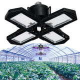 132 LED Grow Light 2835 Full Spectrum, 4 Blades, Hydroponic Plant Veg Flower Lamp, AC85-265V