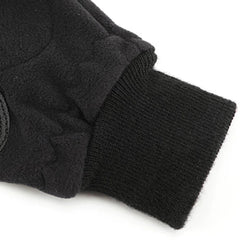 Men's Fleece Warm Flip Bag Gloves with Thick Outdoor Loupe and Touch Screen Finger