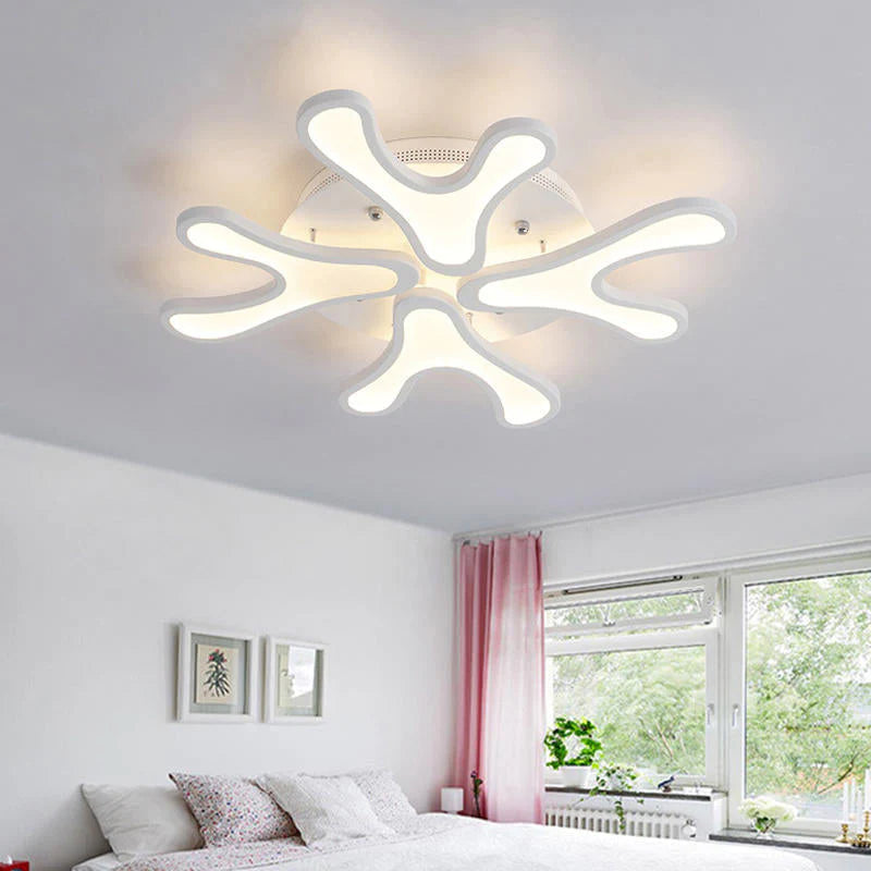 Modern LED Deer Antler Chandelier for Living Room, Dining Room, and Bedroom Ceiling Lighting