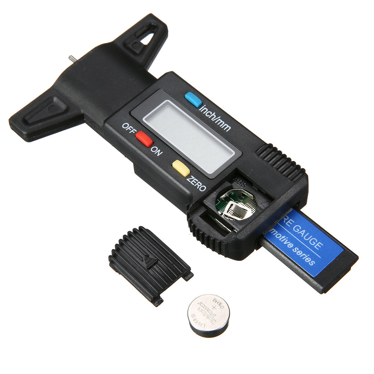 LCD Digital Tyre Tread Depth Gauge 0-25.4mm | Vehicle Tire Repair Tool