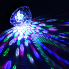 18W RGB LED Crystal Ball Stage Light with Remote Control, MP3, for DJ Club Pub Disco Party, AC100-240V