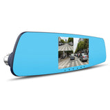 5" Rearview Mirror Car DVR with 170 Degree Wide Angle Lens