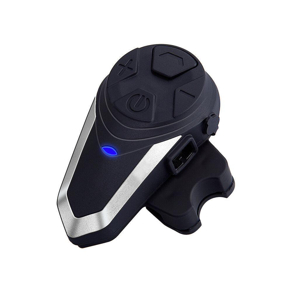 1000m Motorcycle Helmet Bluetooth Intercom - Waterproof, FM Radio, Wireless Interphone