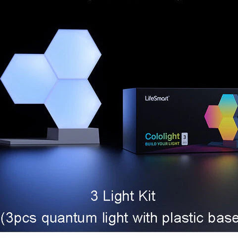 LED Quantum Light Smart DIY Lamp - WiFi, Google Assistant & Alexa Compatible, Cololight APP Control