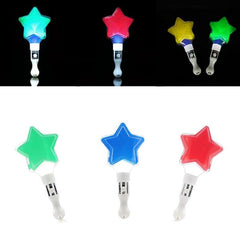 5pcs Star Glowing LED Stick Lights for Christmas Party, Concert, Performance Props