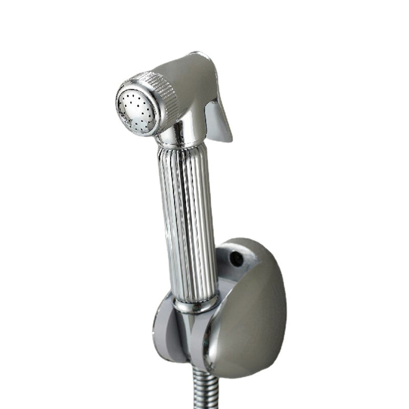 Stainless Steel Handheld Bidet Sprayer Kit - Shower Head, Toilet Adapter, Hose Included