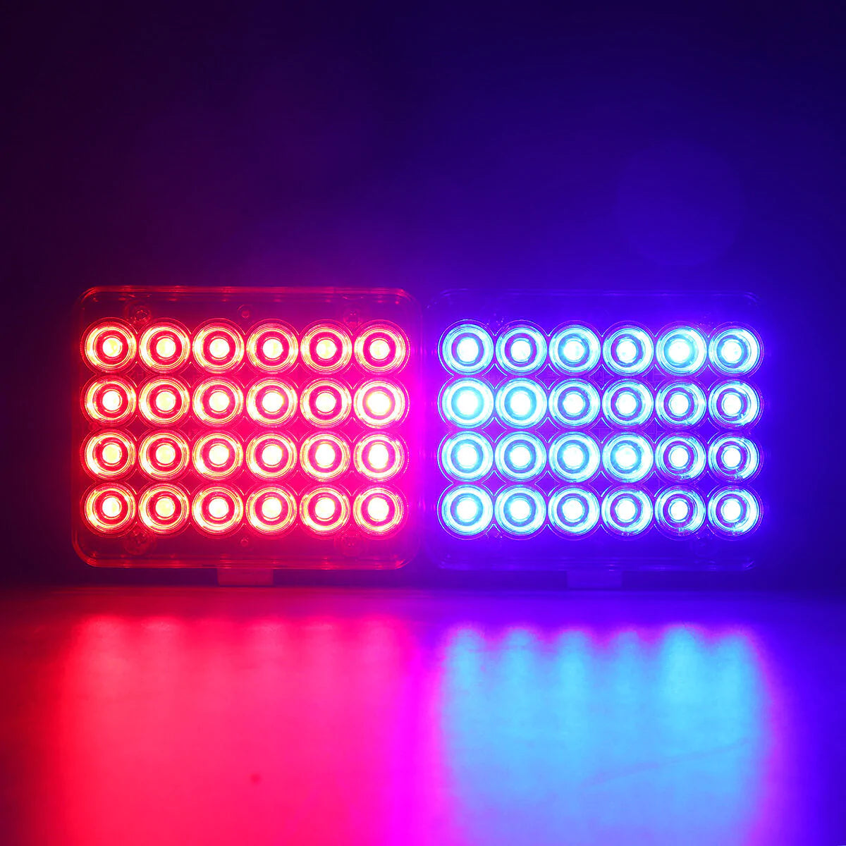 12V LED Amber Emergency Strobe Light Bar for Car and Truck