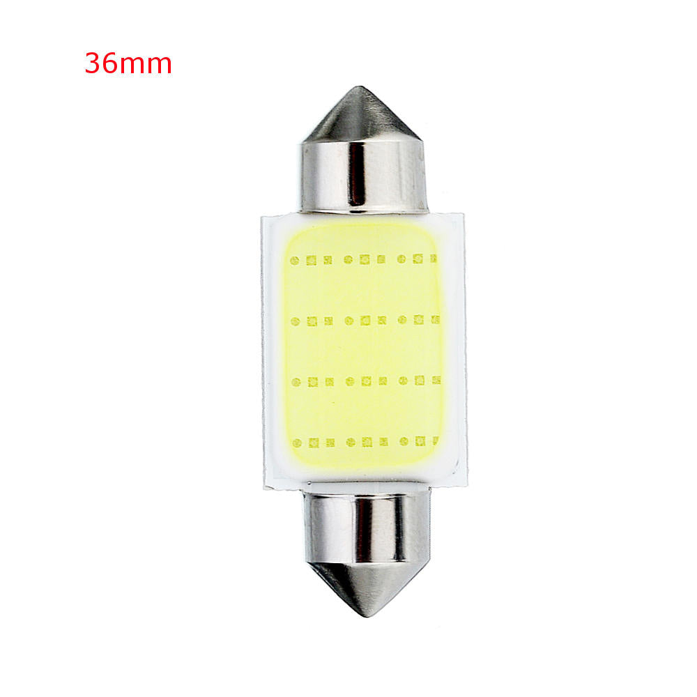 31/36/39/41mm C5W C10W COB LED Car Dome Lights - Interior Map Reading Lamp DC12V White