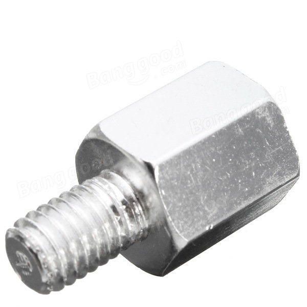 Motorcycle Rear View Mirror Adapter Screw 8mm to 10mm Conversion Positive/Negative Threads