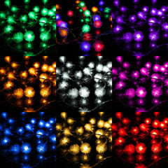 4M 40LED Multi-color Snow Fairy String Lights - Flexible, Portable, High Brightness