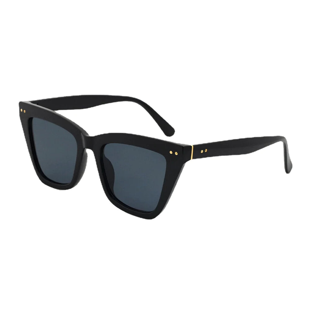 Quadratische Unisex-Sonnenbrille mit Vollrahmen und UV-Schutz