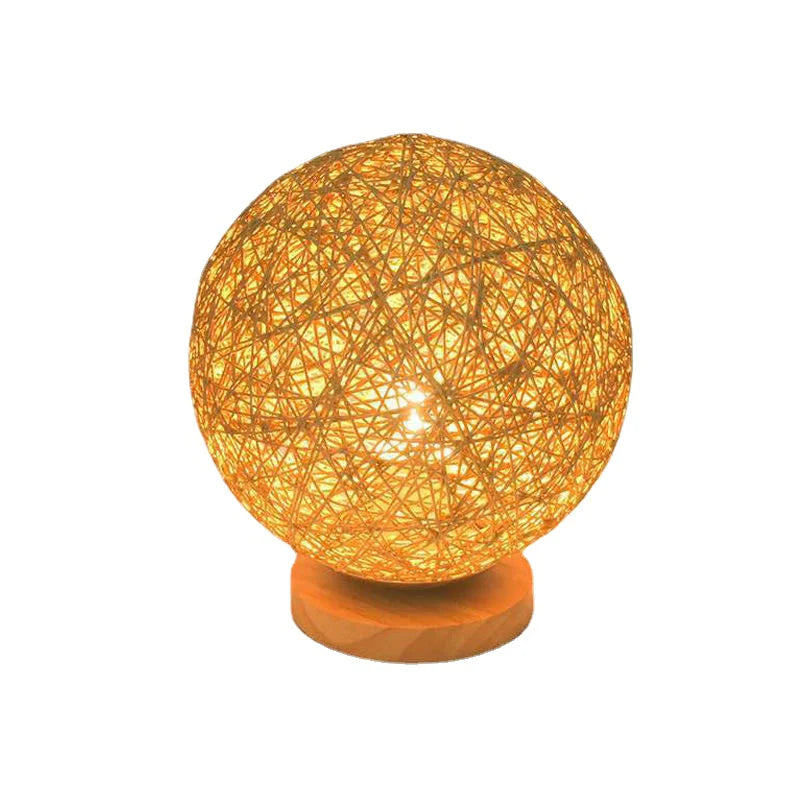 Ball Night Light Table Lamp - Bedside Bedroom Decor & Valentine Gift