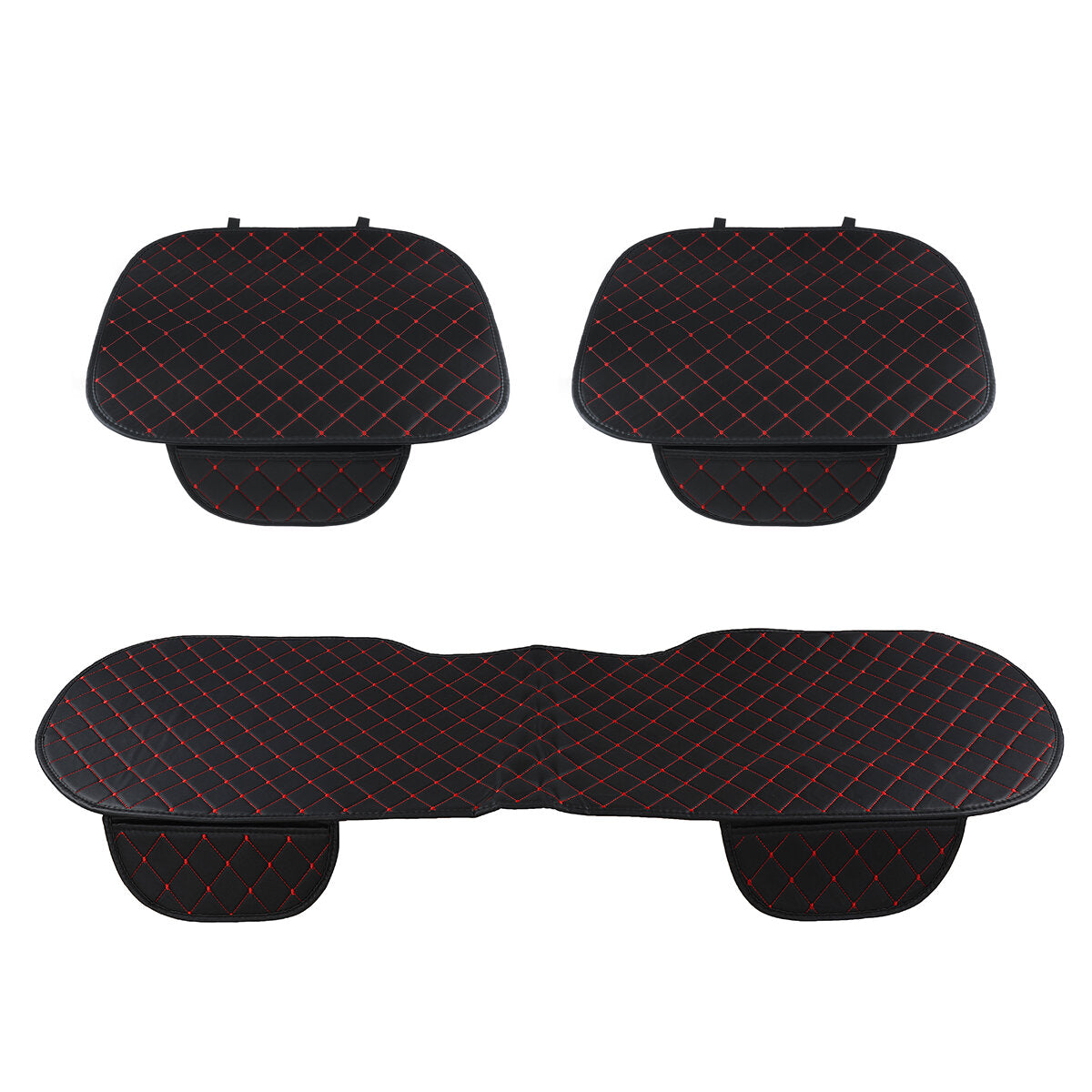 Universal PU Leather Car Seat Cushion Cover - Breathable, Protective, and Comfortable