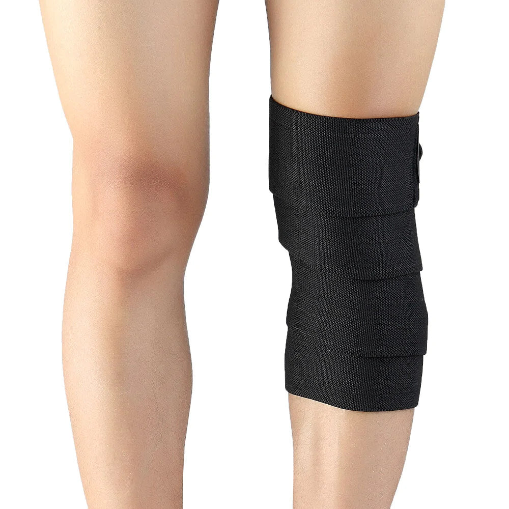 Unisex 1-Piece Sports Fitness Elastic Knee & Elbow Pad with Wide Brim Stripe