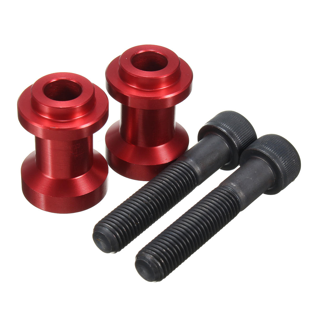 10mm Aluminum CNC Swing Arm Spools Bobbins Sliders for Kawasaki ZX6R & Yamaha FZR400