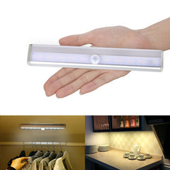 6/10 LEDs PIR Motion Sensor Light for Closet, Wardrobe, Bed, Under Cabinet, Stairs, Kitchen Night Light