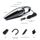 Portable Mini Vacuum Cleaner 5500Pa Strong Suction for Home & Car - Dry/Wet Dust Buster