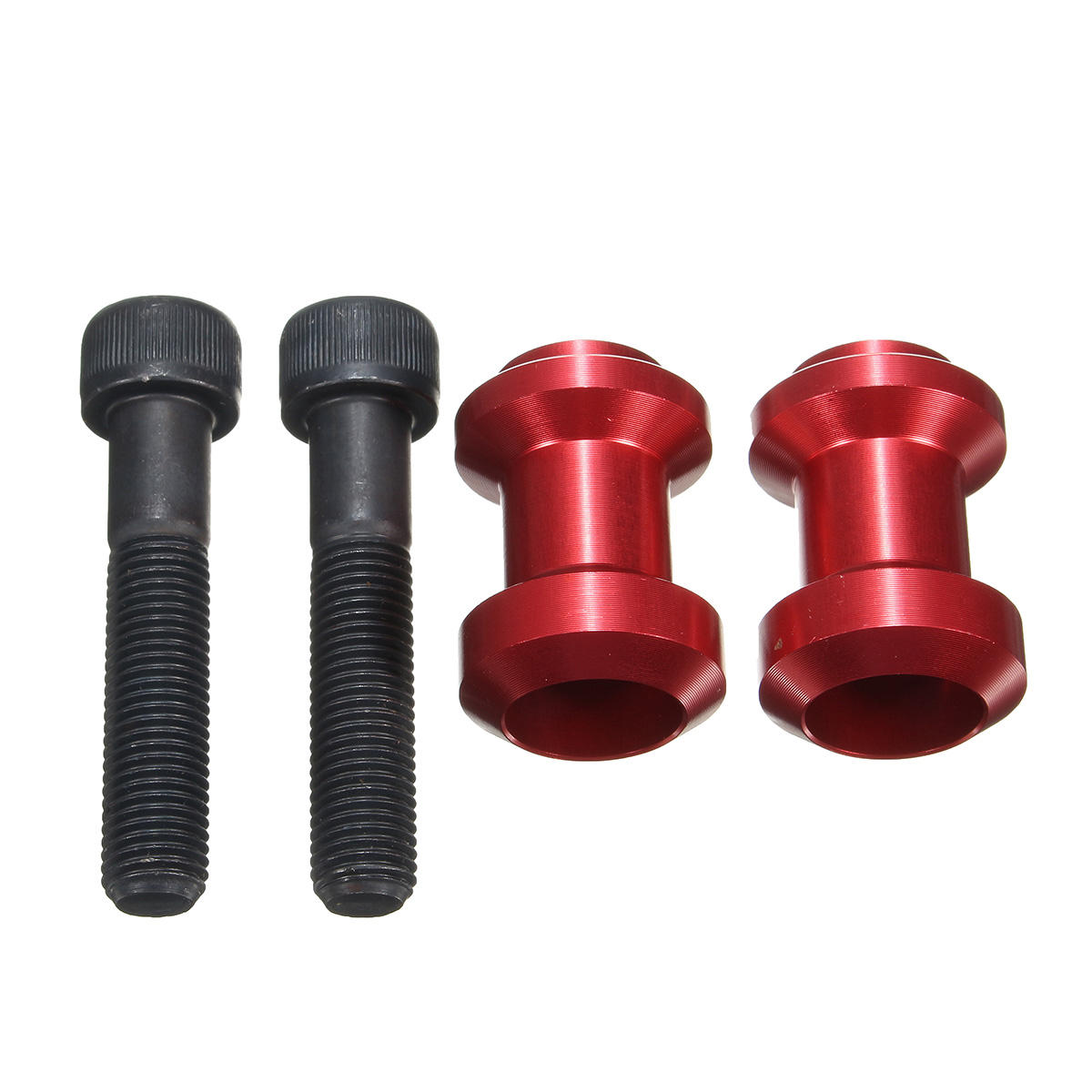 10mm Aluminum CNC Swing Arm Spools Bobbins Sliders for Kawasaki ZX6R & Yamaha FZR400