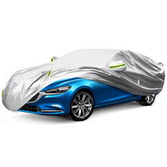 Universal Cotton Car Cover L/XL - Indoor Outdoor Sun UV Snow Dust Protection
