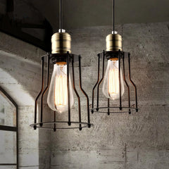 Industrial 3-Light Pendant Light, Adjustable Flush Mount Ceiling Fixture for Kitchen Island and Living Room