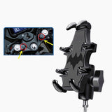 360 Degree Rotation Shockproof GPS Phone Holder for Motorcycle & Vehicle