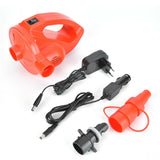 12V/110V-240V Digital Rechargeable Electric Air Pump for Air Mattress, Rubber Boat, Kayak - Inflatable Suction Blower