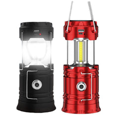 Solar Outdoor Camping Lamp - Multifunctional, Portable, Strong Light, Emergency Lantern, 18650 Battery, Tent Use