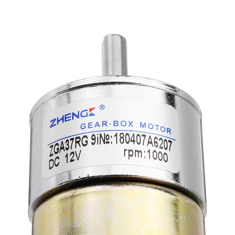 12V DC Gear Reduction Motor - 1000RPM