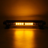 12V 20" 38 LED Amber Emergency Strobe Light Bar for Car, Truck, Boat - Double-Sided Roof Lamp