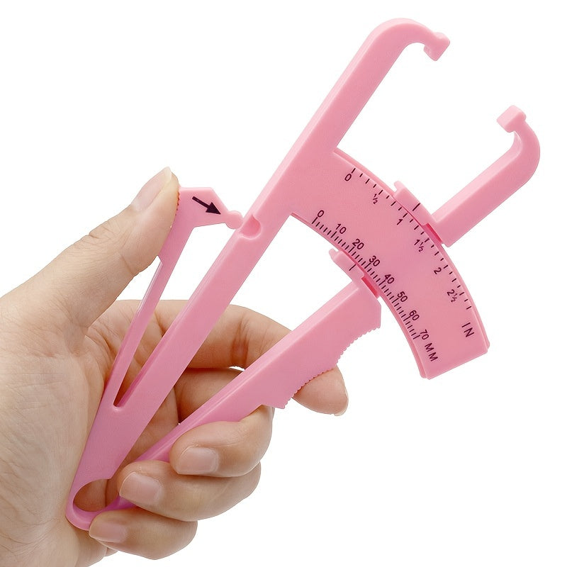 Handheld Body Fat Caliper - BMI Measurement Device with 0-70MM Testing Range