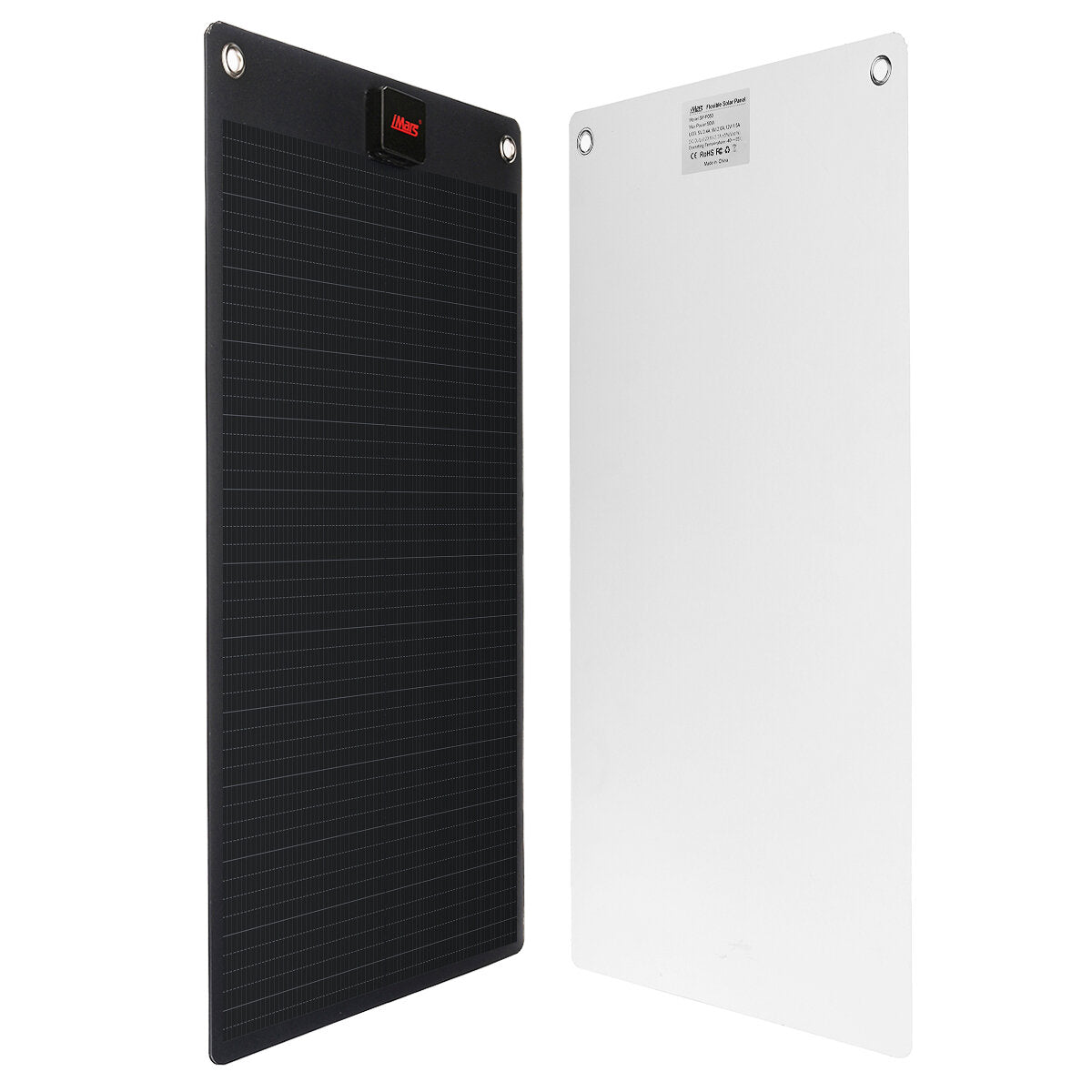 Flexible 25W/50W 19V Solar Panel PET Monocrystalline Cell Battery Charger with DC & USB Output for Camping, RV, Yacht, Car, Truck