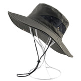 Men's Sun Hats: Wide Brim, Anti-UV, Outdoor Fishing, Summer Hiking & Camping Caps