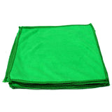 10pcs Green Microfiber Cleaning Cloths - Soft Car Care Duster Towels 29x29cm