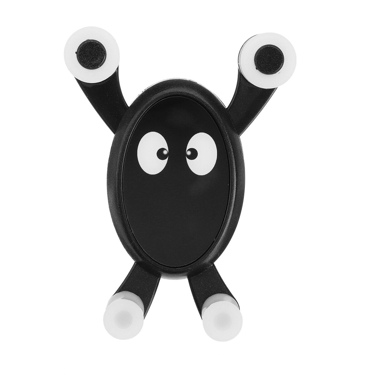 Gravity Automatic Air Vent Car Phone Holder - Cartoon Buckle ABS Stand Mount for iPhone X