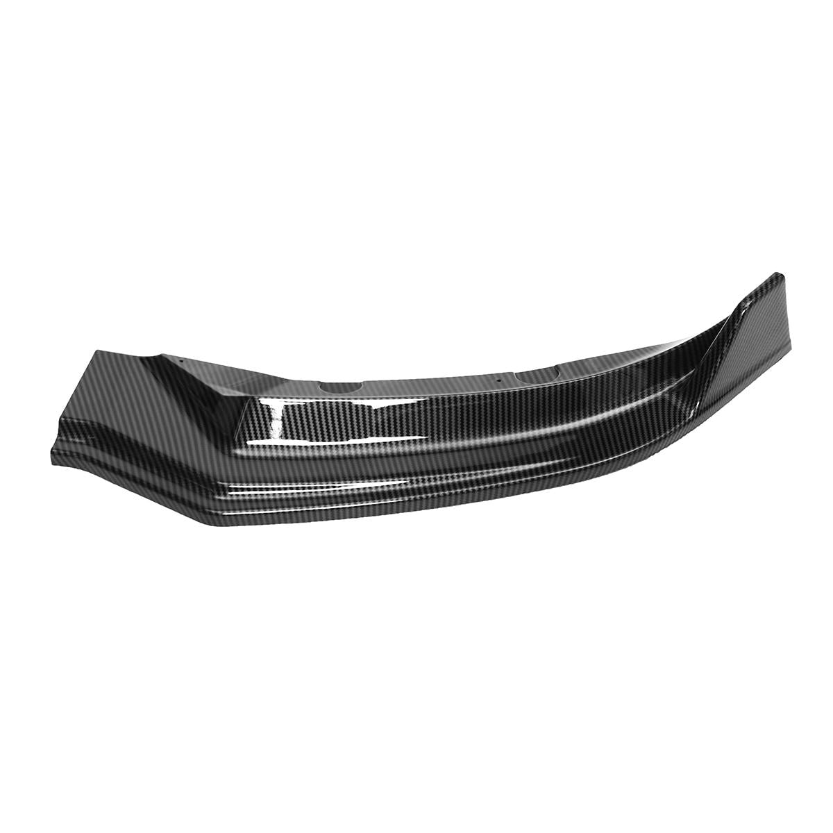 Carbon Black Front Bumper Lip Spoiler Body Protector Kit